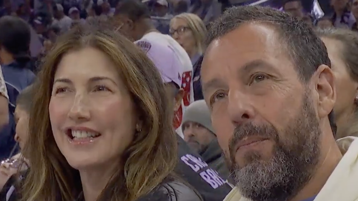 Adam Sandler Dresses Better For WNBA Game Than Wife's Movie Premiere