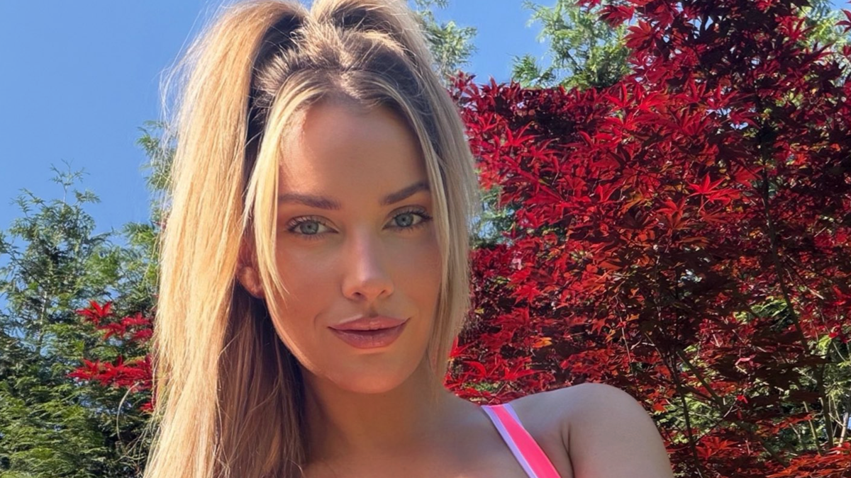 Paige Spiranac Grabs Attention With New Pink Golf Course Outfit