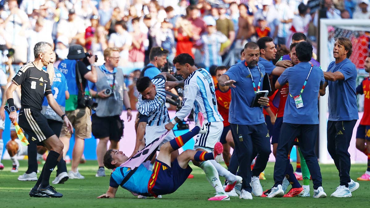 FIFA Opens Investigation Into Argentina, Spain Postgame Skirmish