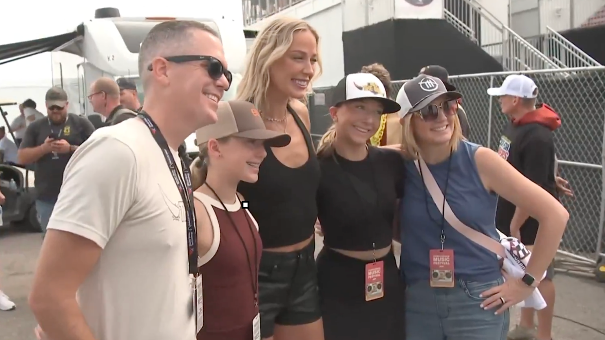Sophie Cunningham Praises NASCAR's Fan Base While Attending Race