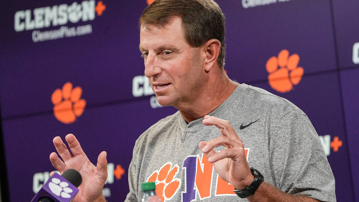 Dabo Swinney Faces Criticism For Treatment Of The Media After Week 1 Loss