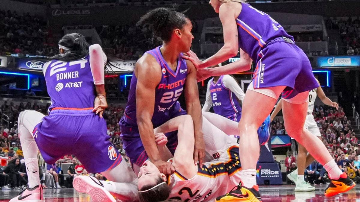 WNBA Fans Defending Dirty Hit On Caitlin Clark As 'Clean Play'