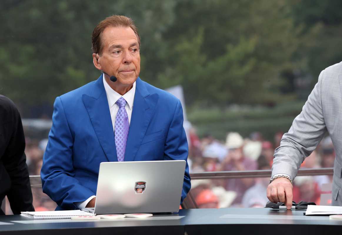 Nick Saban Draws Attention With College GameDay Headgear Pick