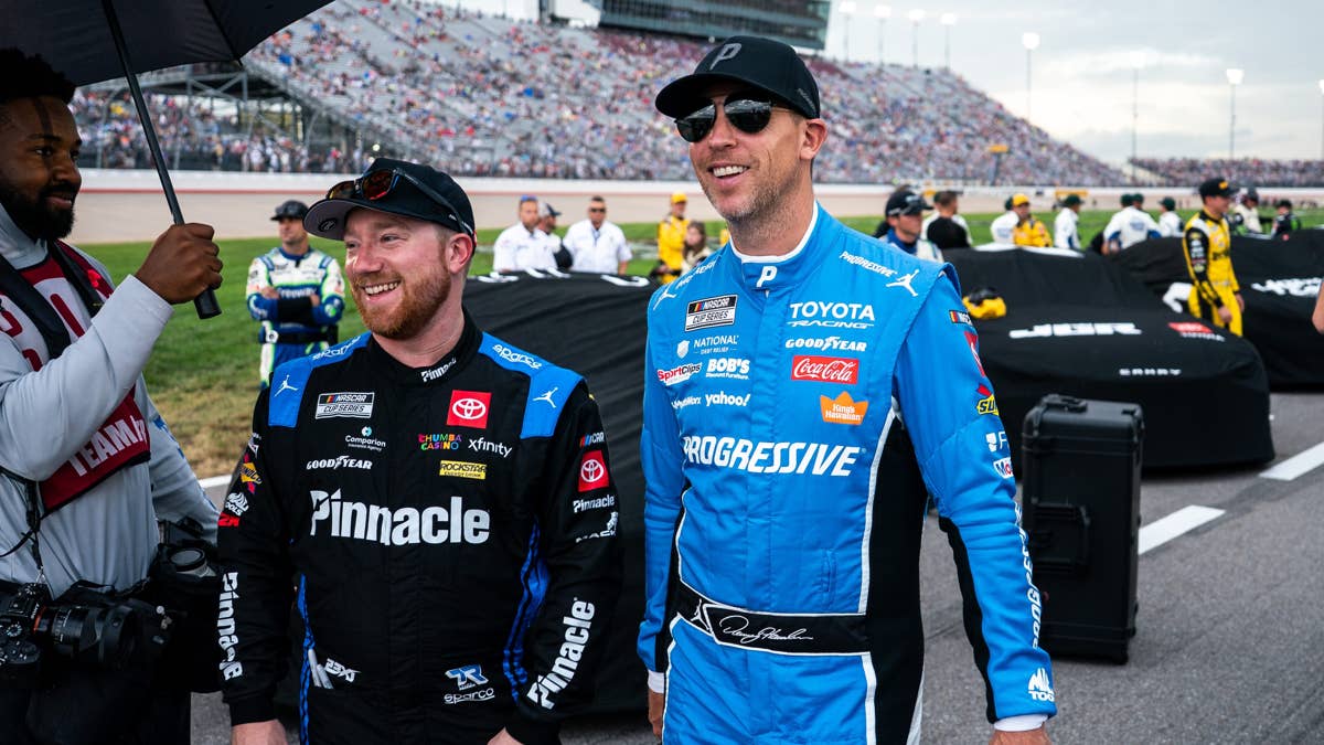 Denny Hamlin Officially Collects On His Bet With Tyler Reddick