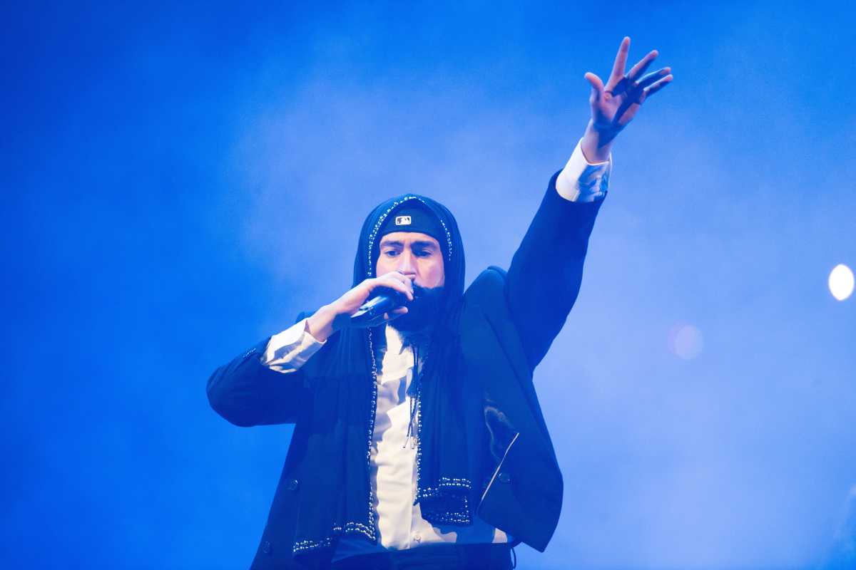 Bad Bunny Wears Special Outfit To Super Bowl Press Conference