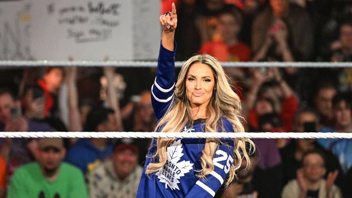 Trish Stratus Hilariously Reacts To Being Roman Reigns' First Crush