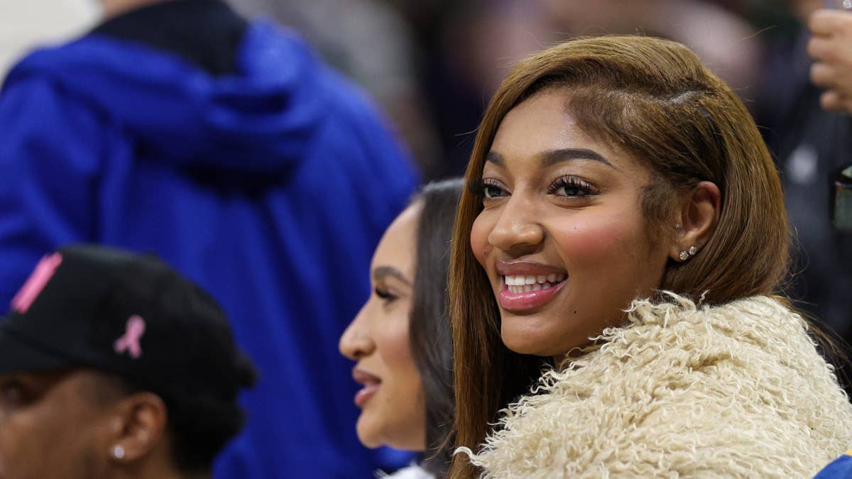 Angel Reese Reacts to Magic's Upset Game 1 Win Over Pistons