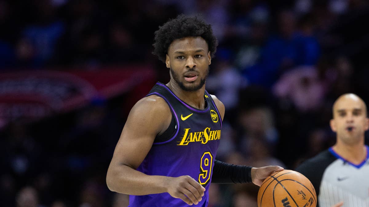 Bronny James' Lakers Contract Became Fully Guaranteed Monday