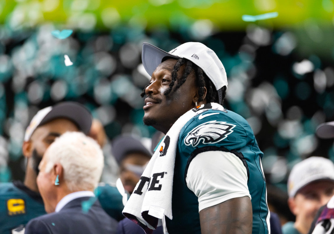 Eagles' A.J. Brown Asked About Potential Patriots Move By Rob Gronkowski