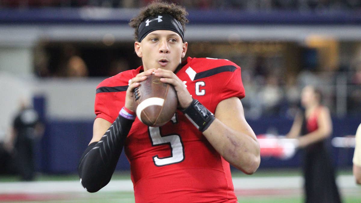 Patrick Mahomes, Texas Tech Unveil Special Uniforms Ahead of Houston Game