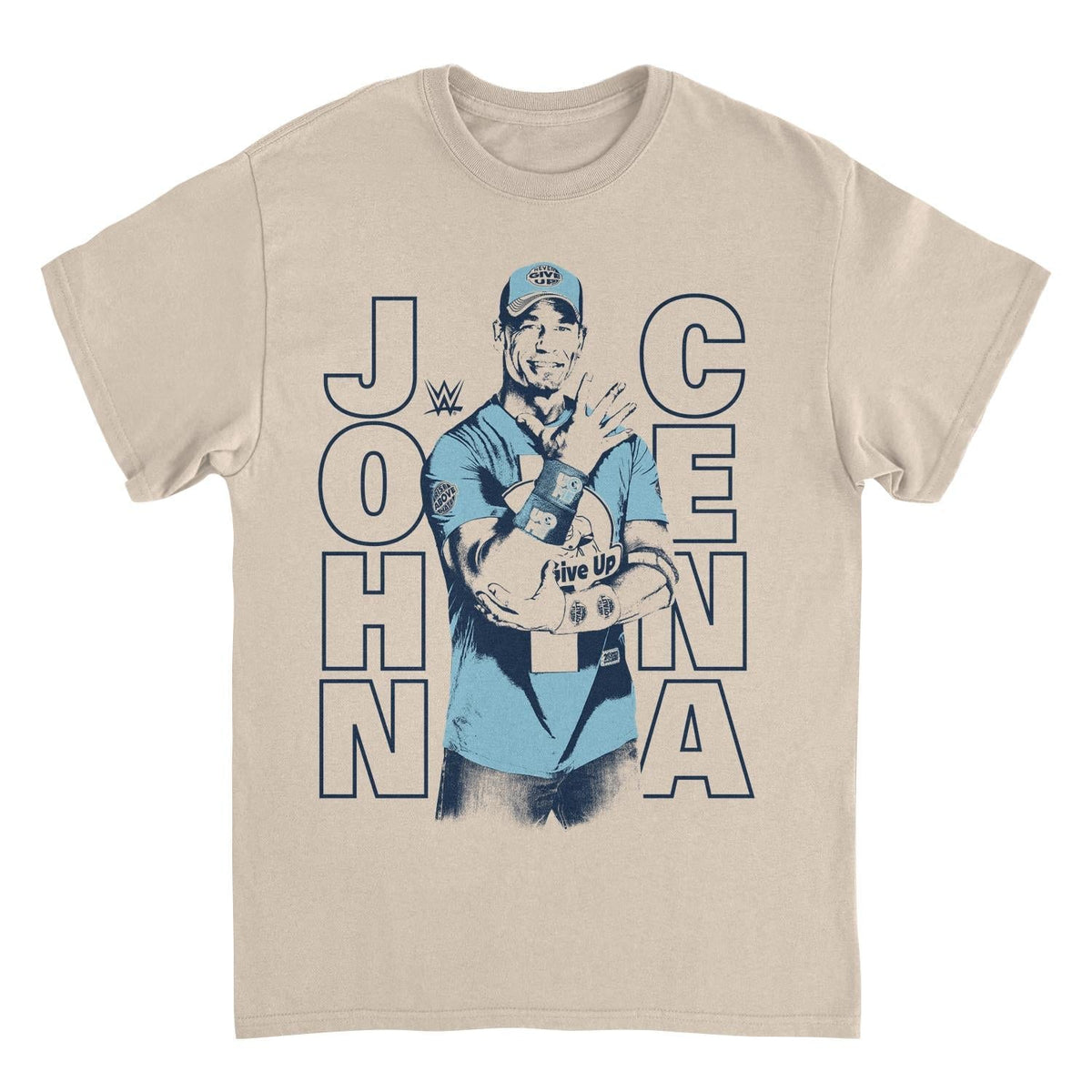 WWE Cena Contrast Sand T-Shirt 1