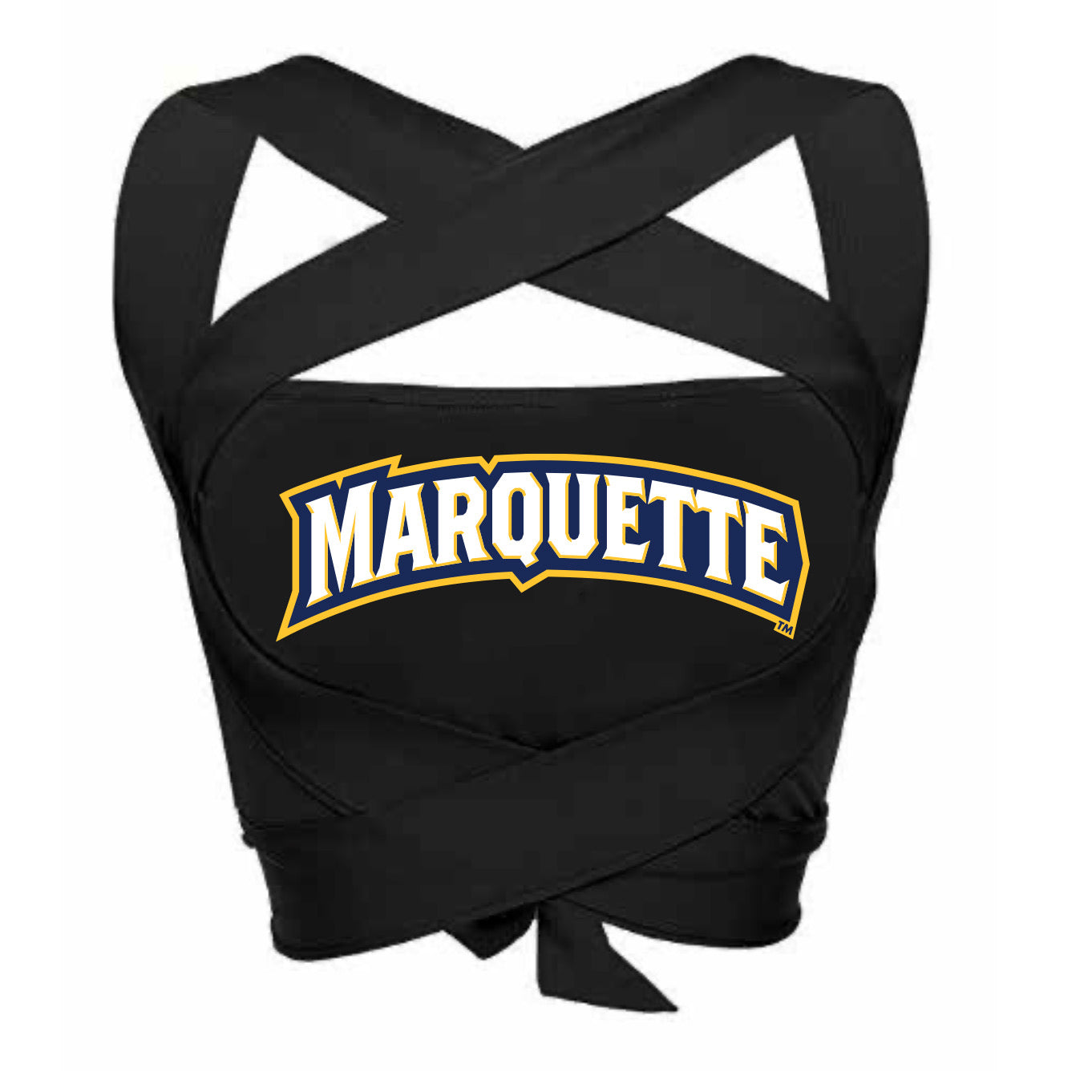 Marquette Black Multi Way Bandeau Top | lojobands 4