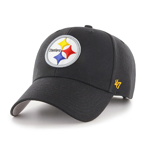 Pittsburgh Steelers - Black MVP Hat, 47 Brand 1