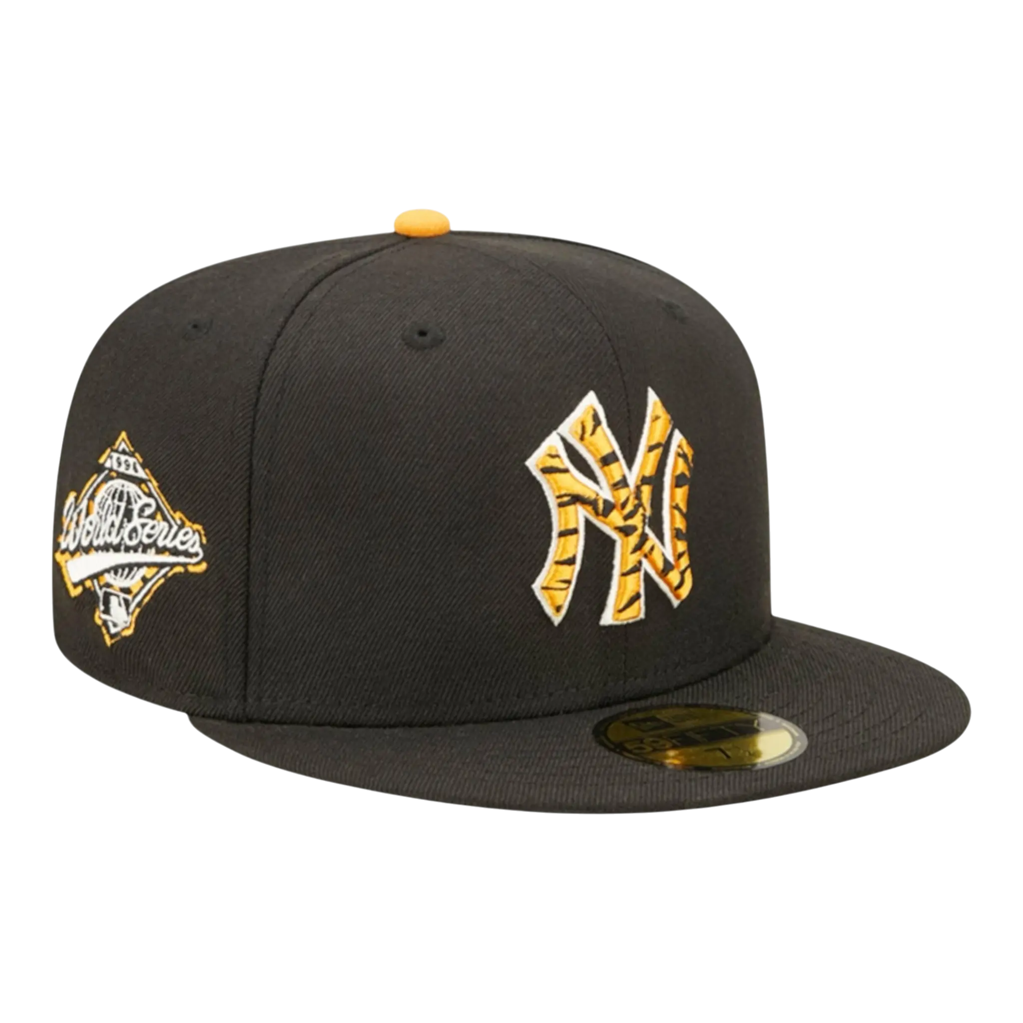 New Era 59Fifty Detroit Tigers Tiger Fill Fitted Hat Black/Orange 1