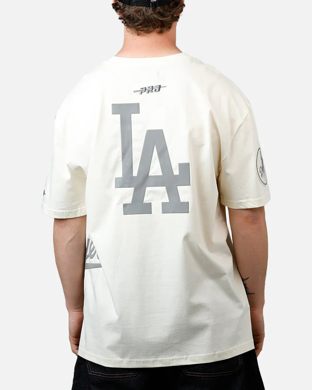 Pro Standard La Dodgers Street Team Tee - Cream 2