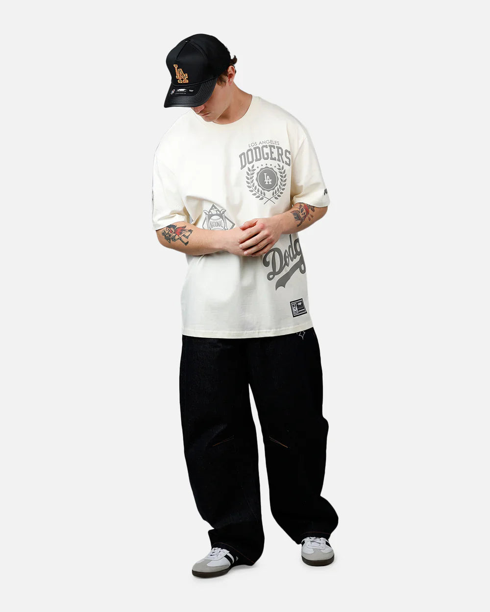 Pro Standard La Dodgers Street Team Tee - Cream 5