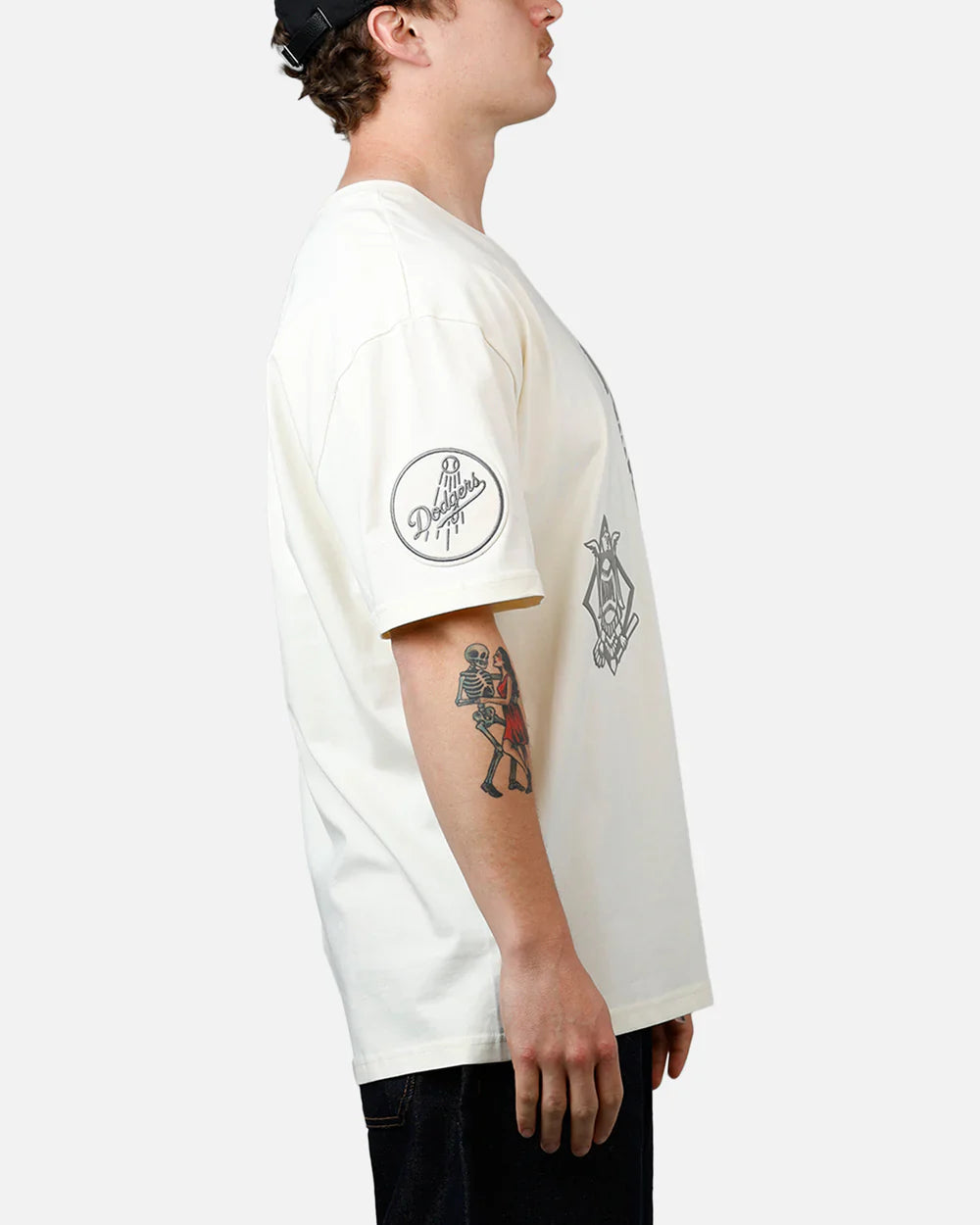 Pro Standard La Dodgers Street Team Tee - Cream 3