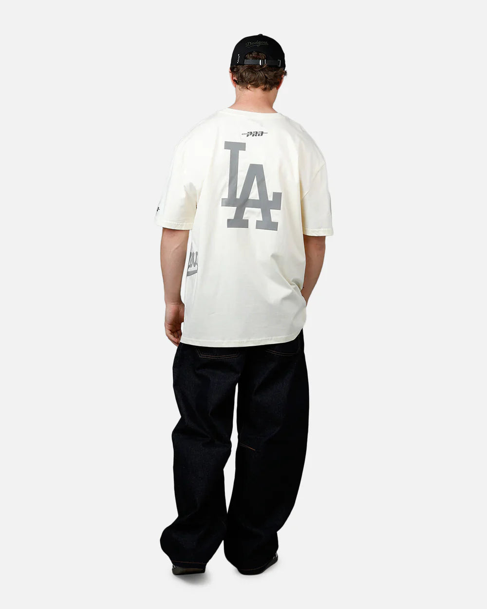 Pro Standard La Dodgers Street Team Tee - Cream 6