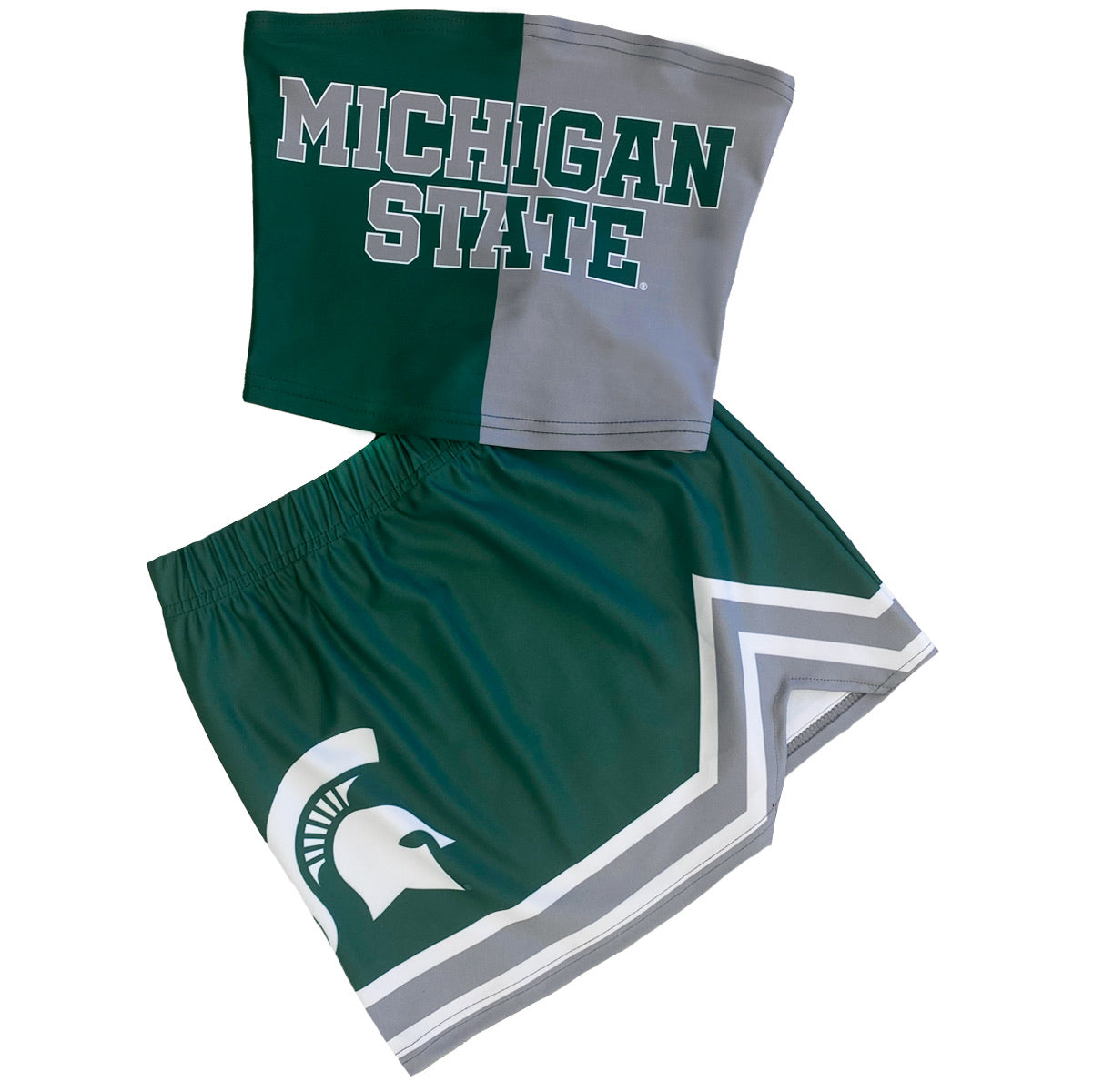 Michigan State Two Tone Tube Top | lojobands 13