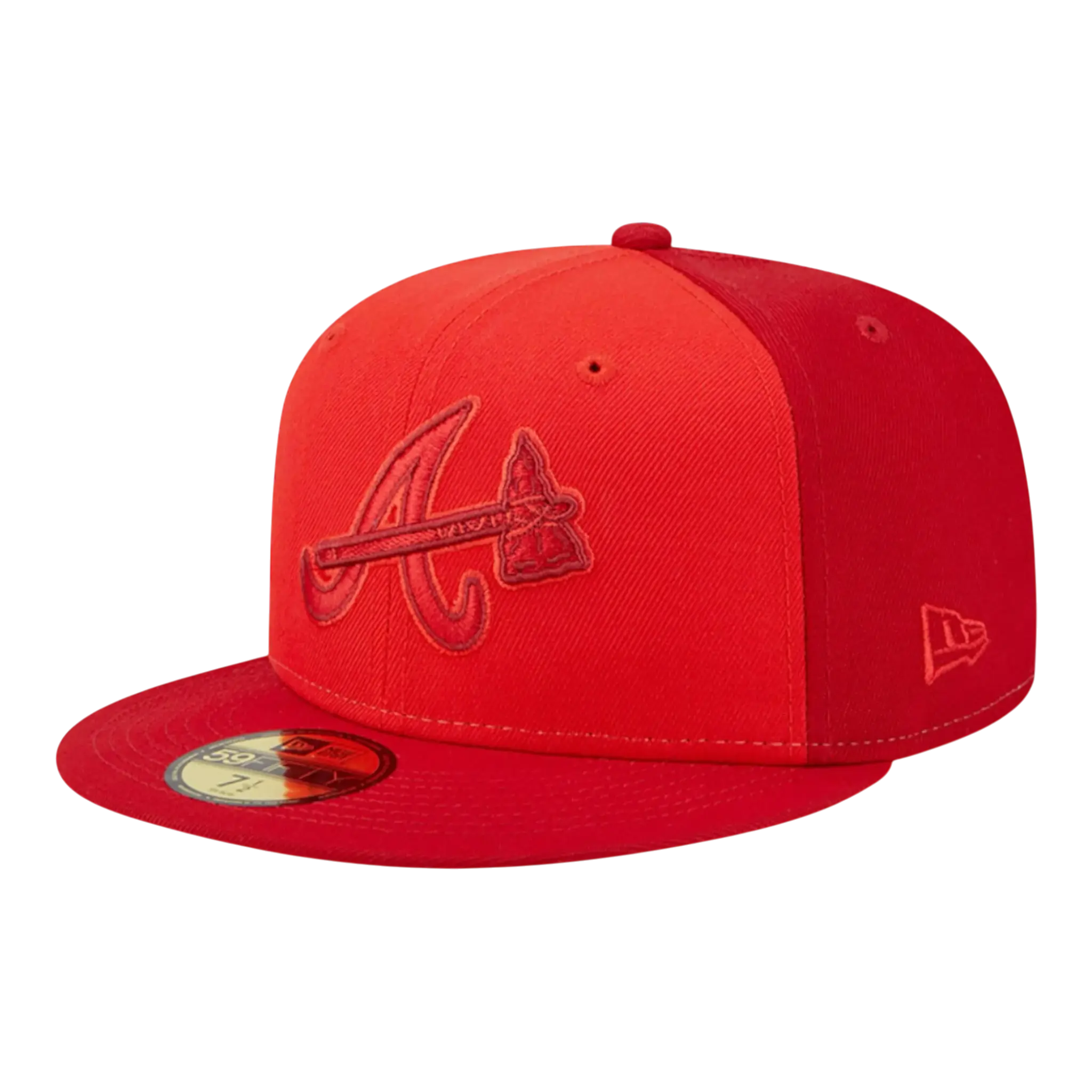 New Era 59Fifty Atlanta Braves Team Fitted Hat Red 1