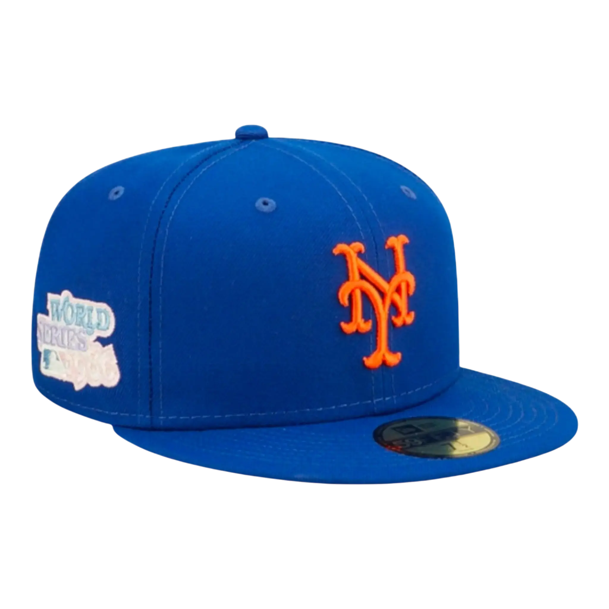 New Era 59Fifty MLB New York Mets Pop Sweat Fitted Hat Blue/Blue Men Fitted Hat 1