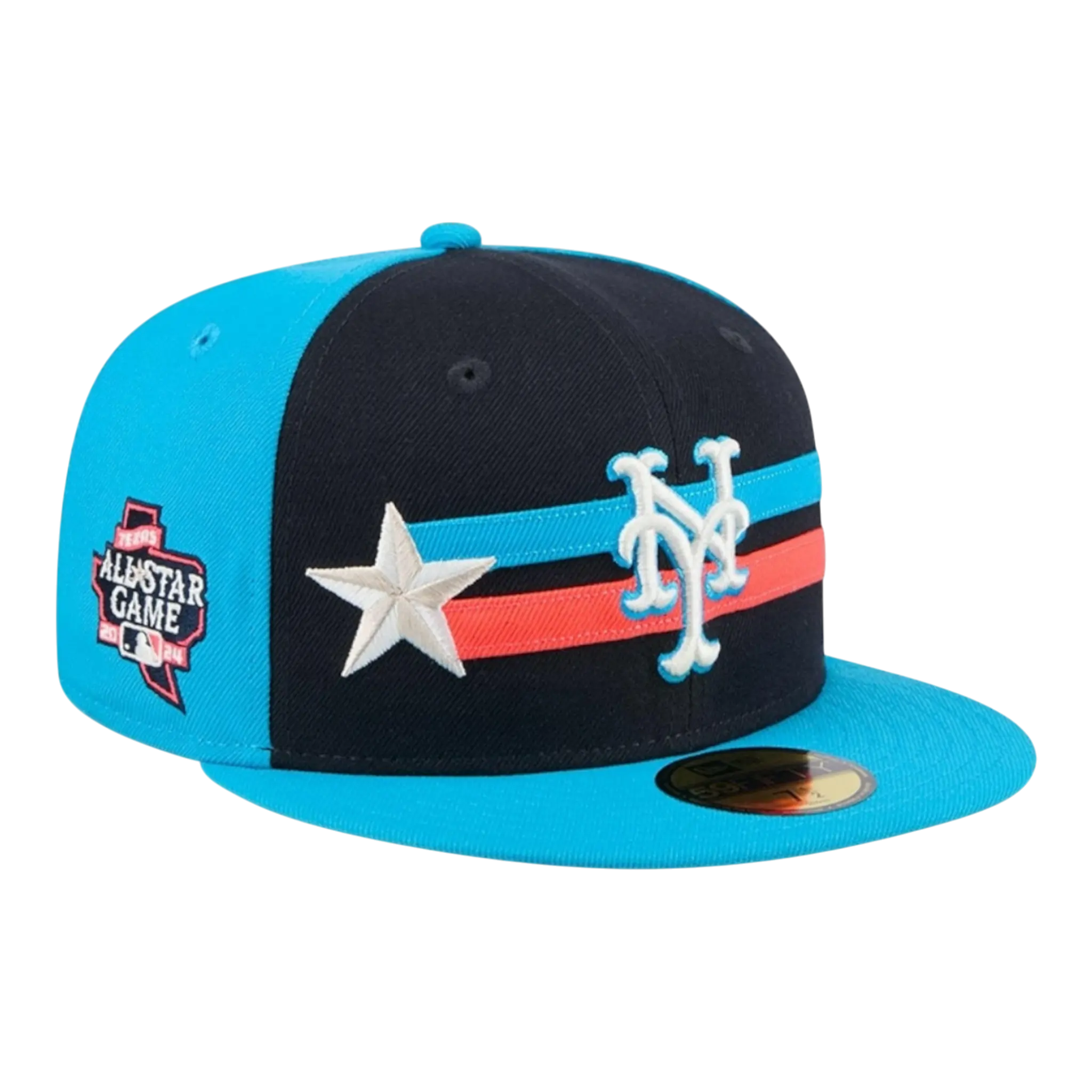 New Era 59Fifty MLB New York Mets 2024 All Star Game Fitted Hat Blue/Navy/Orange 1