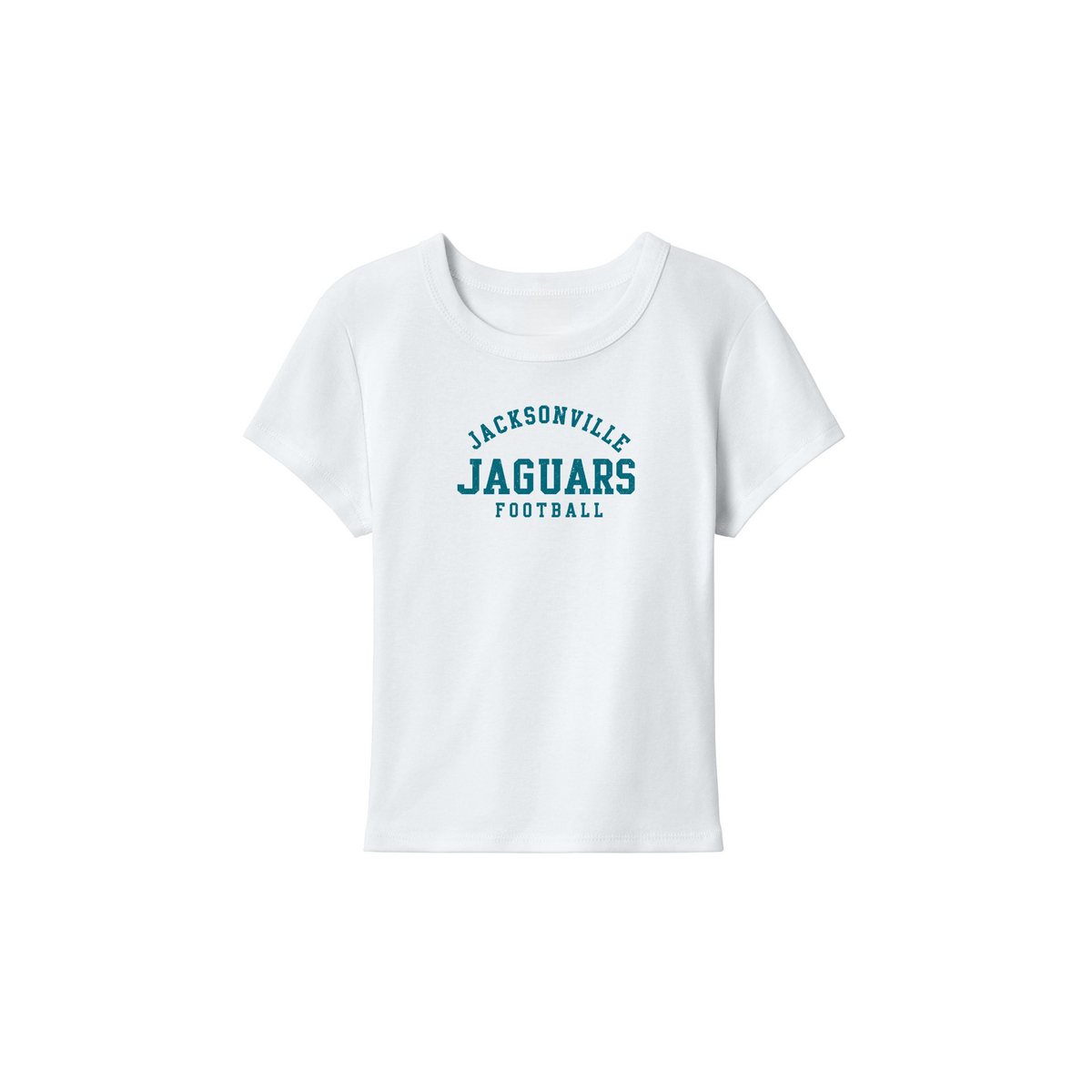 Jacksonville Jaguars Football Baby Tee | Women’s Game Day Fitted Crop Top 4