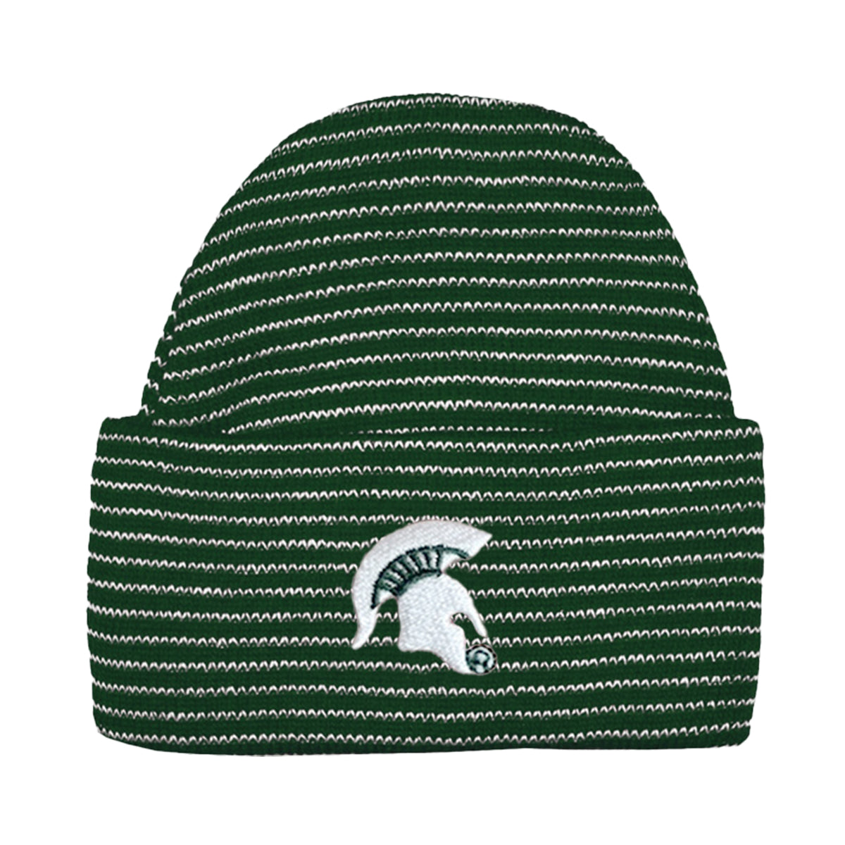 Michigan State Stripe Knit Cap | Two Feet Ahead