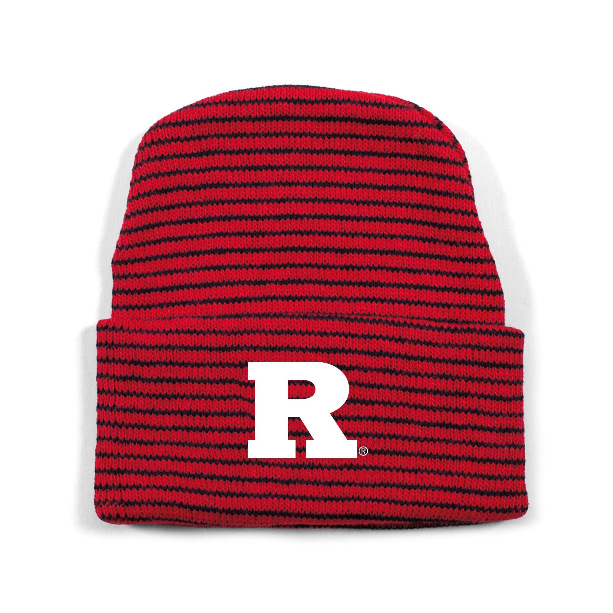 Rutgers Stripe Knit Cap | Two Feet Ahead