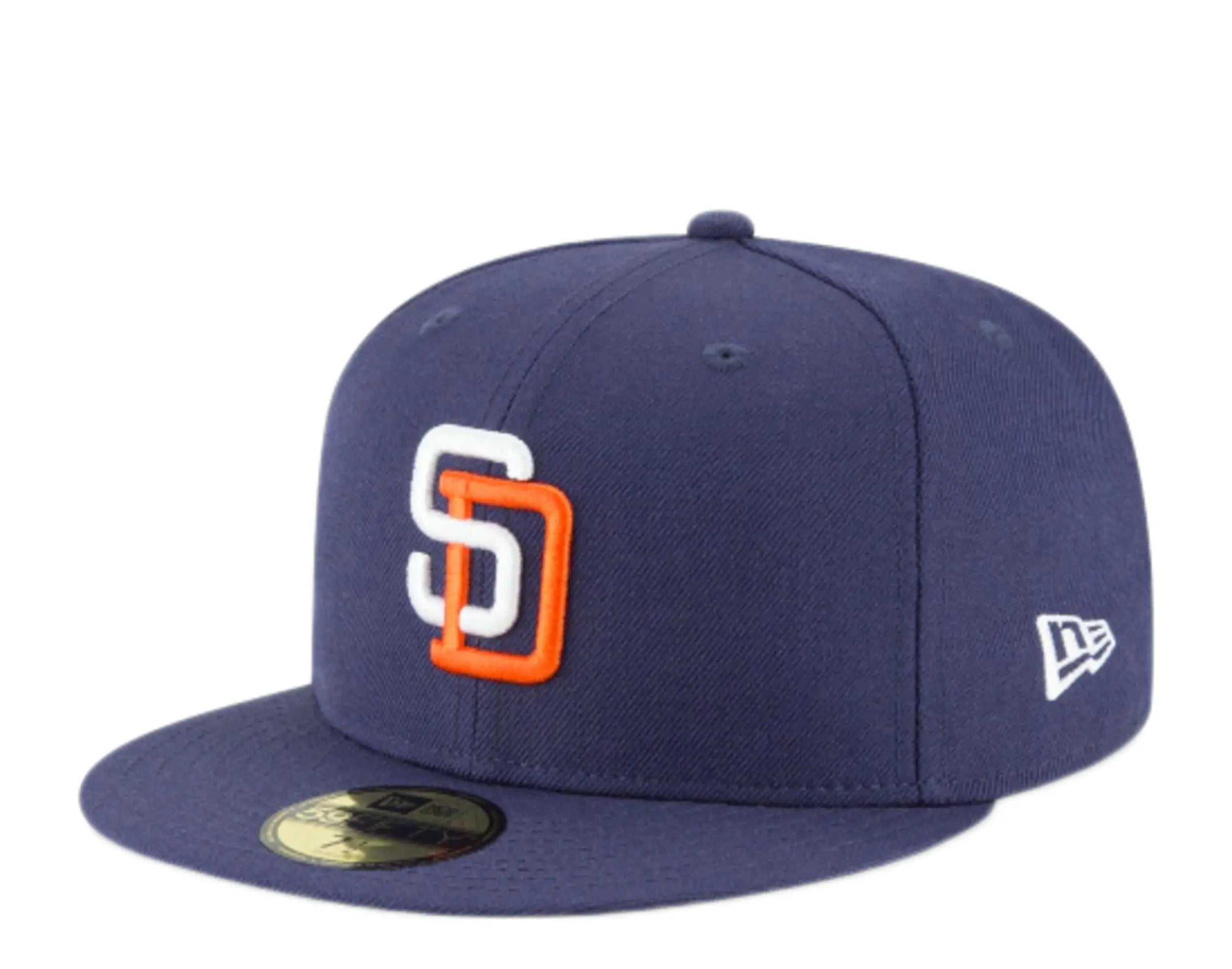 New Era 59Fifty San Diego Padres 1991 Cooperstown Men Fitted Hat Navy 1