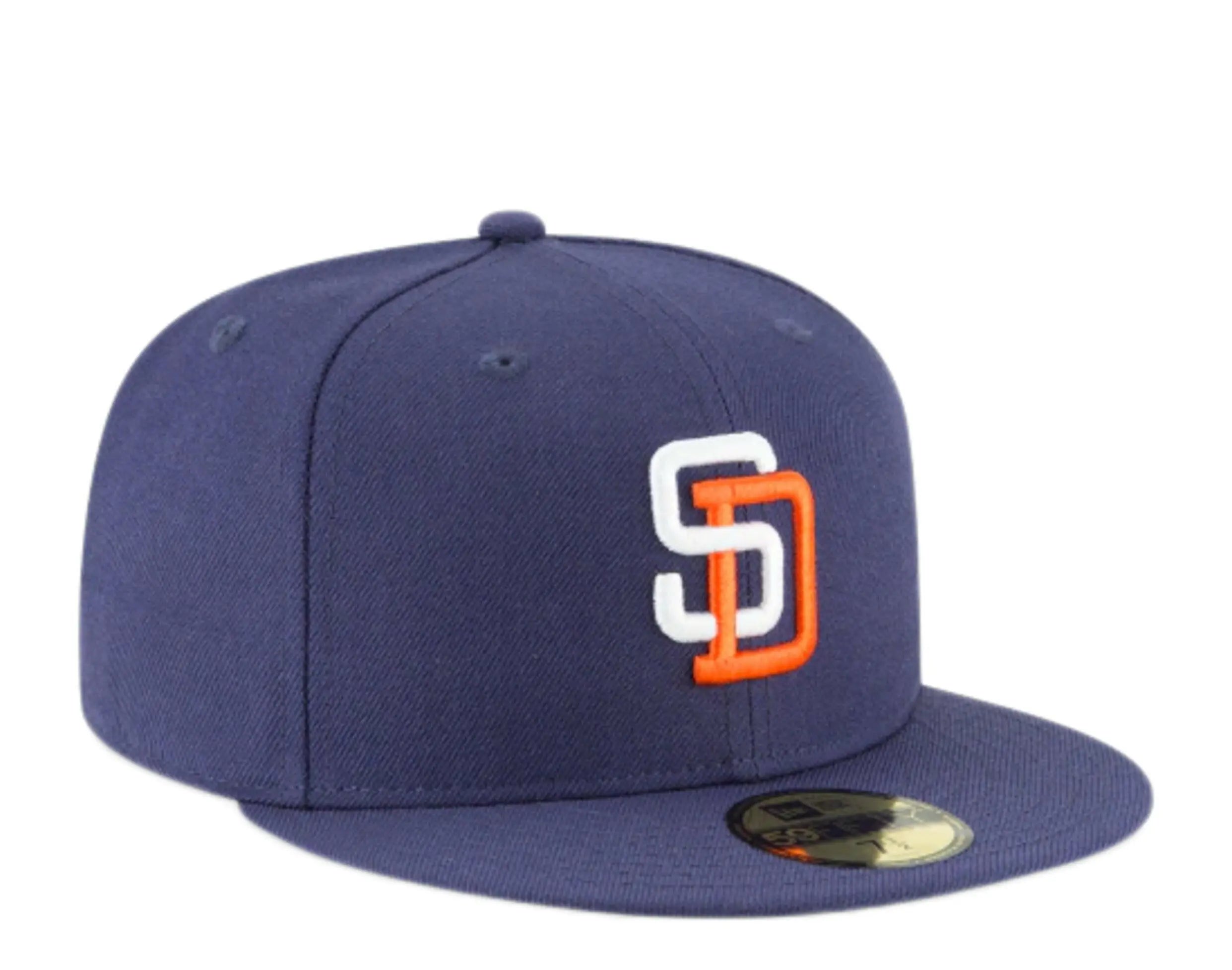 New Era 59Fifty San Diego Padres 1991 Cooperstown Men Fitted Hat Navy 3