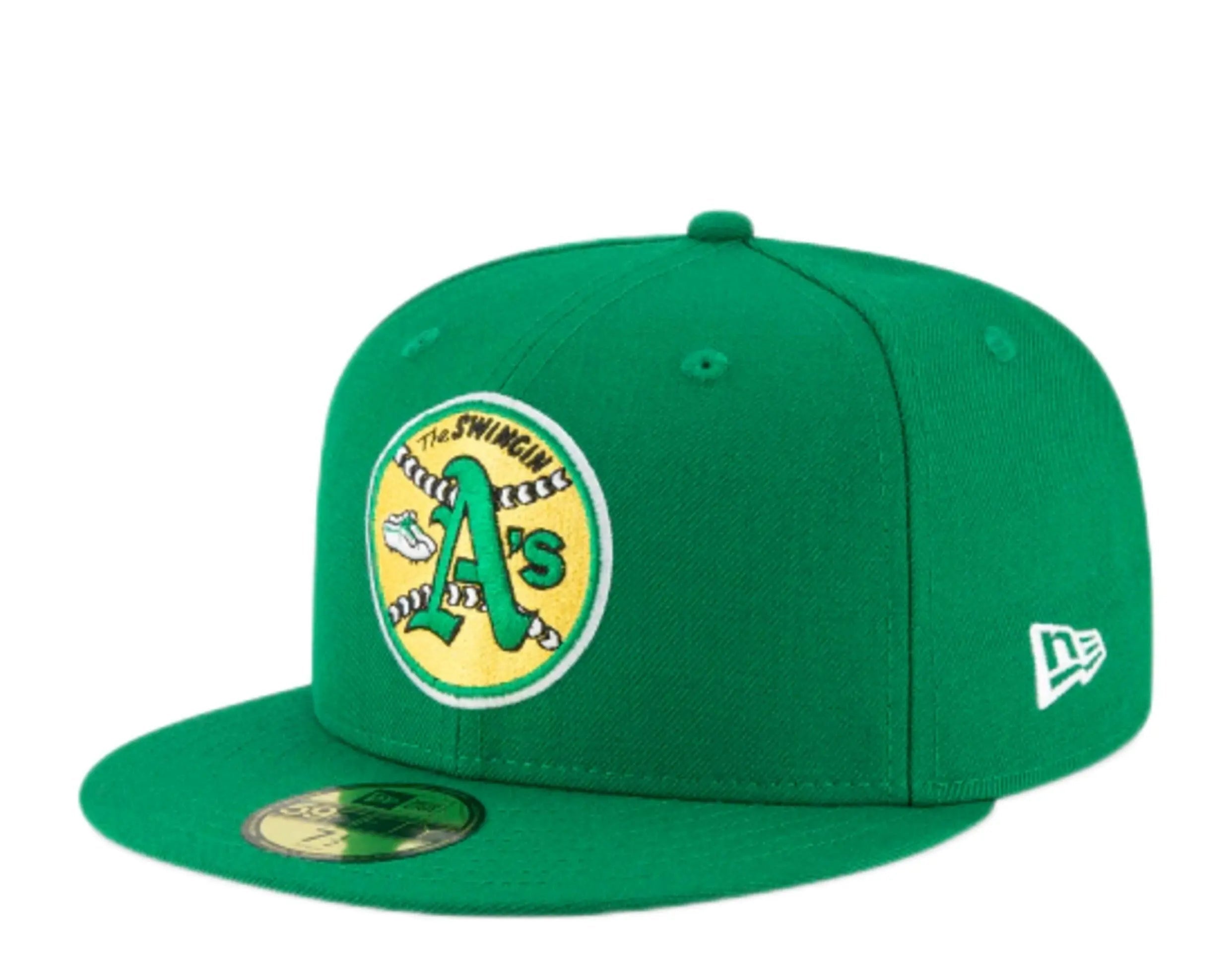 New Era 59Fifty Oakland Athletics 1971 Cooperstown Men Fitted Hat Green 1