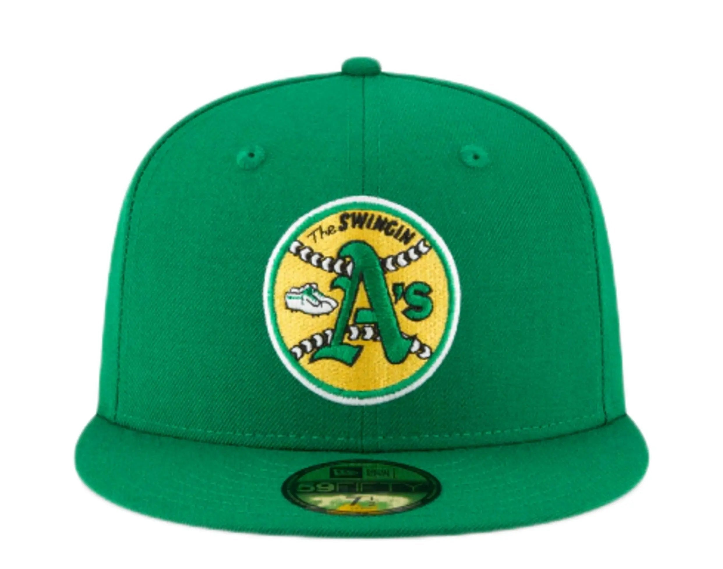 New Era 59Fifty Oakland Athletics 1971 Cooperstown Men Fitted Hat Green 2