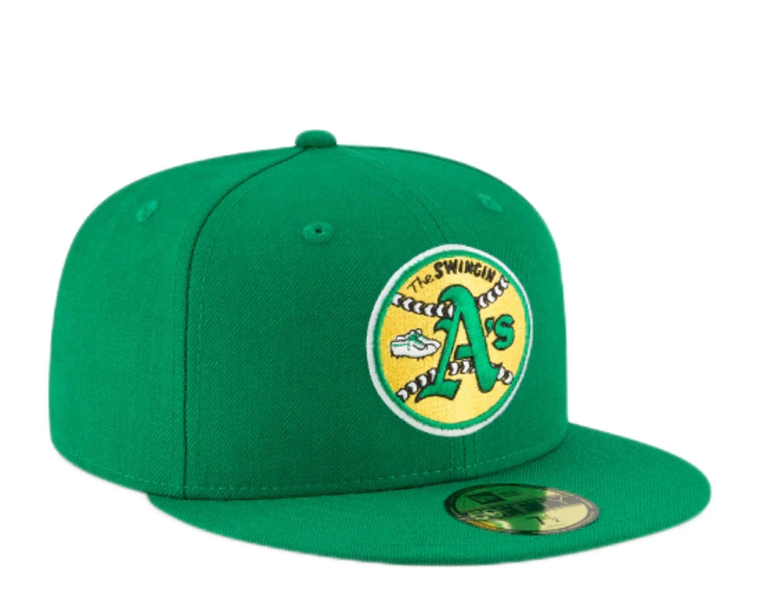 New Era 59Fifty Oakland Athletics 1971 Cooperstown Men Fitted Hat Green 3