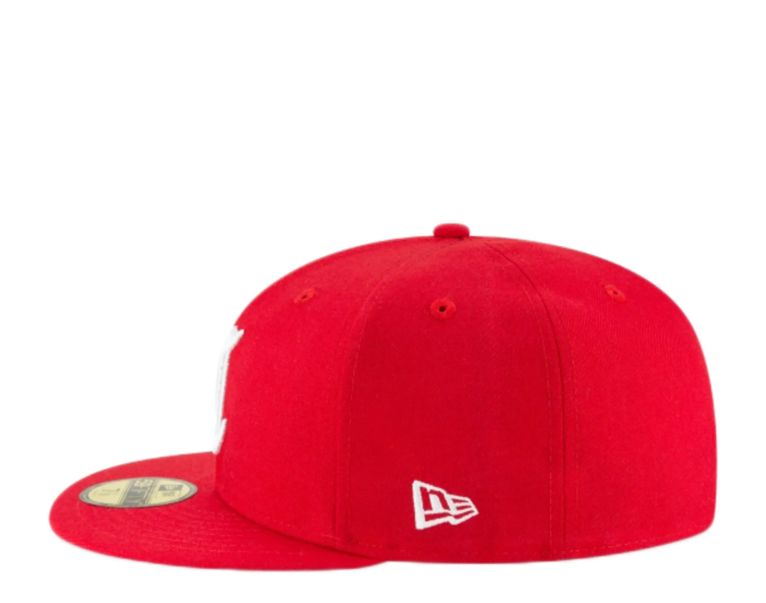 New Era 59Fifty Cincinnati Reds 1869 Cooperstown Men Fitted Hat Red 4