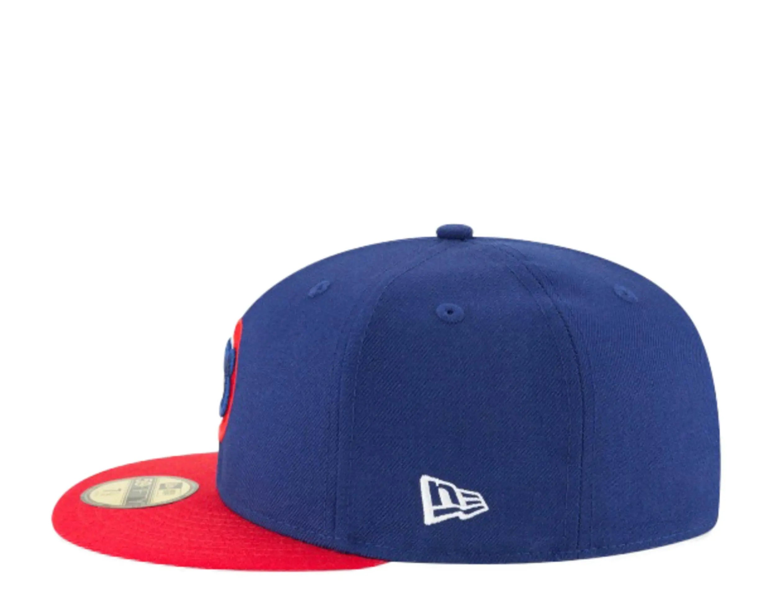 New Era 59Fifty Chicago Cubs 1979 Cooperstown Men Fitted Hat Royal Blue/Red 4
