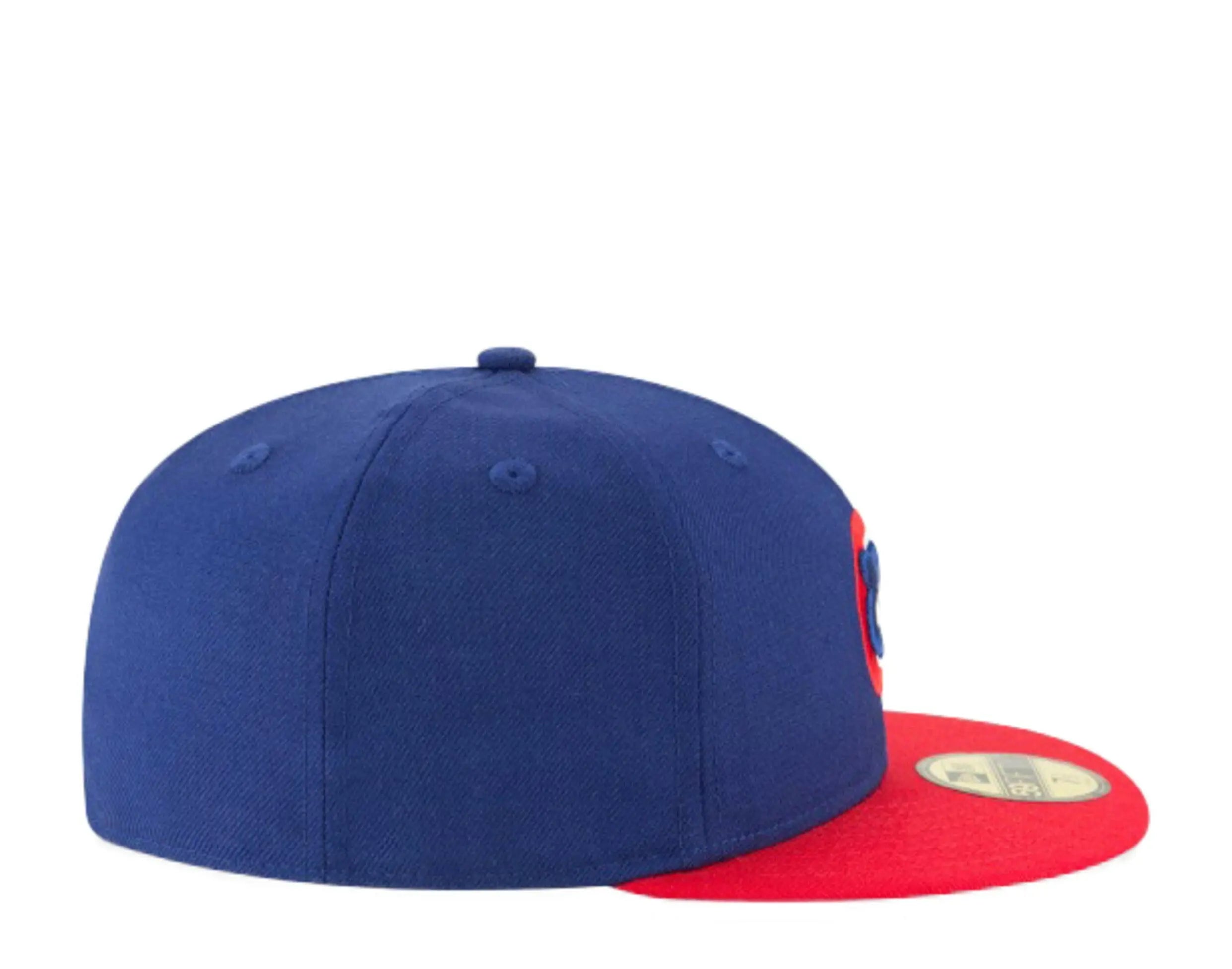 New Era 59Fifty Chicago Cubs 1979 Cooperstown Men Fitted Hat Royal Blue/Red 5