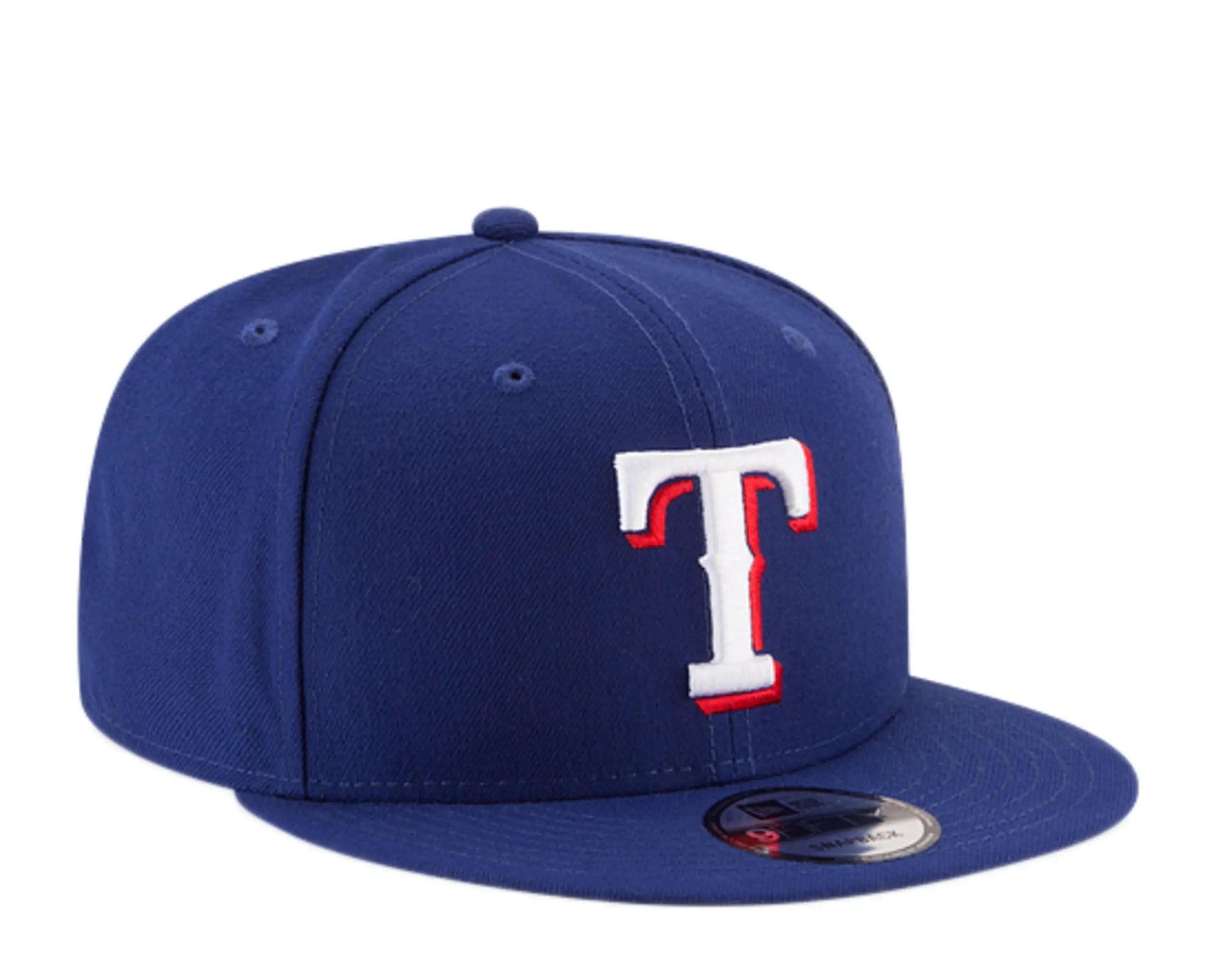 New Era 9Fifty Texas Rangers Men Snapback Hat Blue 3