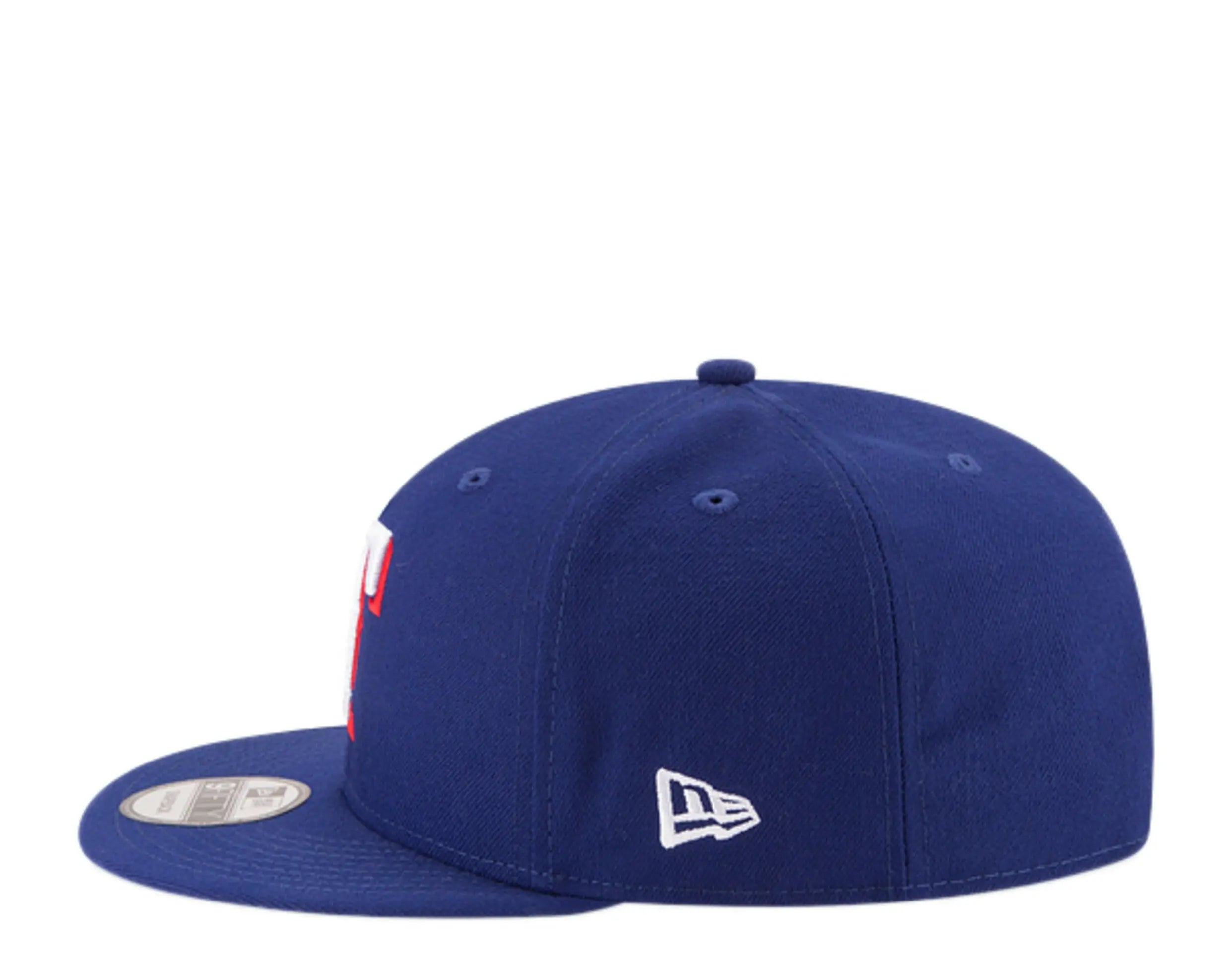 New Era 9Fifty Texas Rangers Men Snapback Hat Blue 4