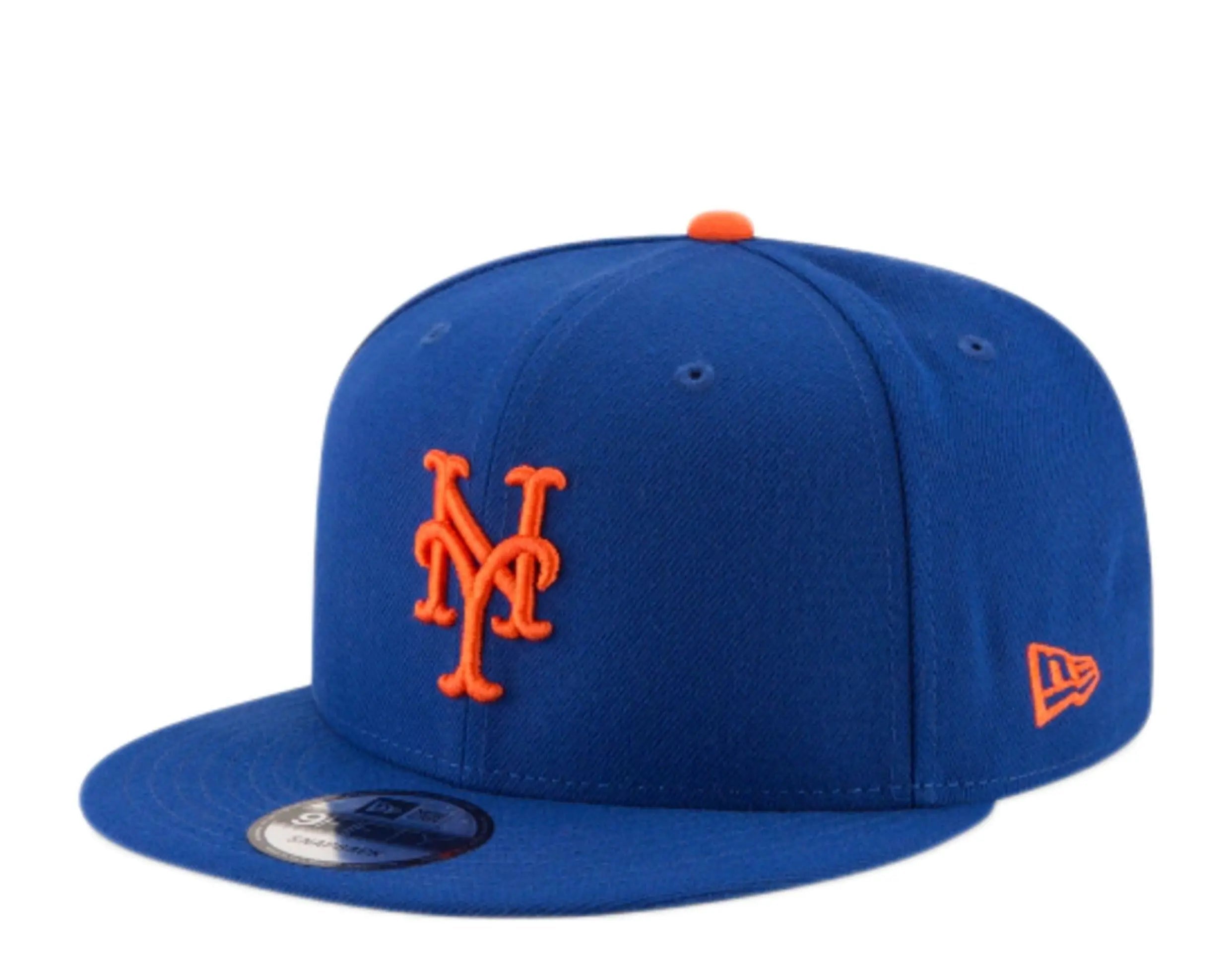 New Era 9Fifty New York Mets Basic Men Snapback Hat Royal Blue 1