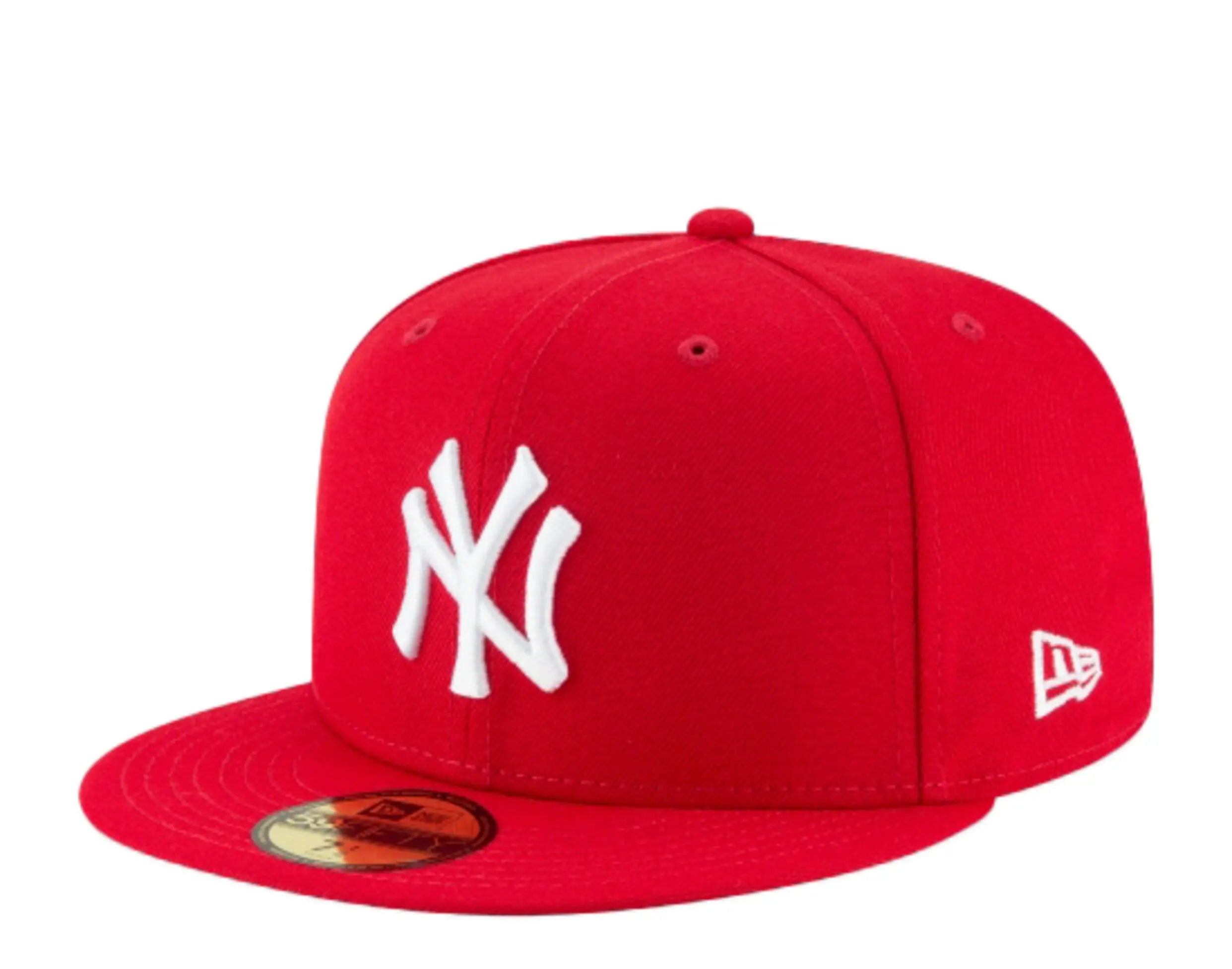 New Era 59Fifty New York Yankees Men Fitted Hat Red 1