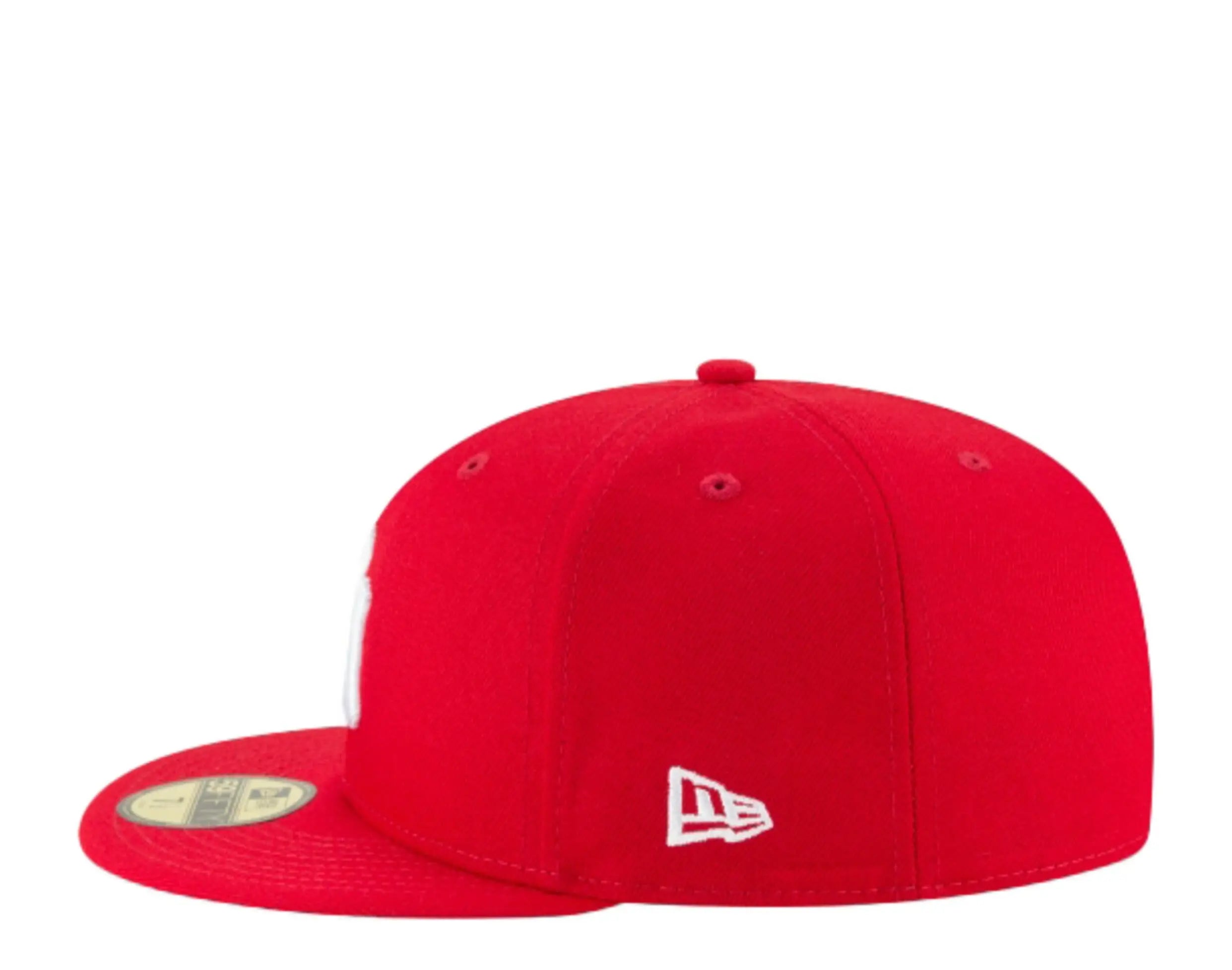 New Era 59Fifty New York Yankees Men Fitted Hat Red 4