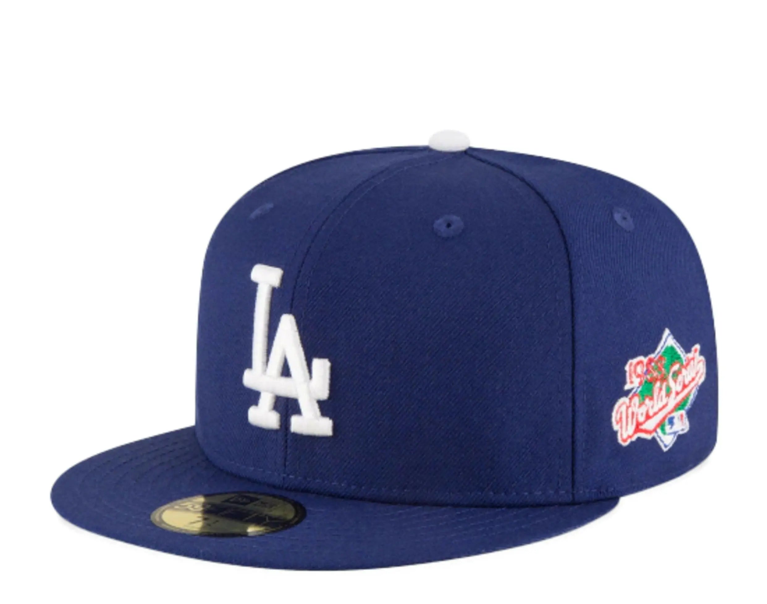 New Era 59Fifty Los Angeles Dodgers 1988 World Series Men Fitted Hat Royal Blue 1