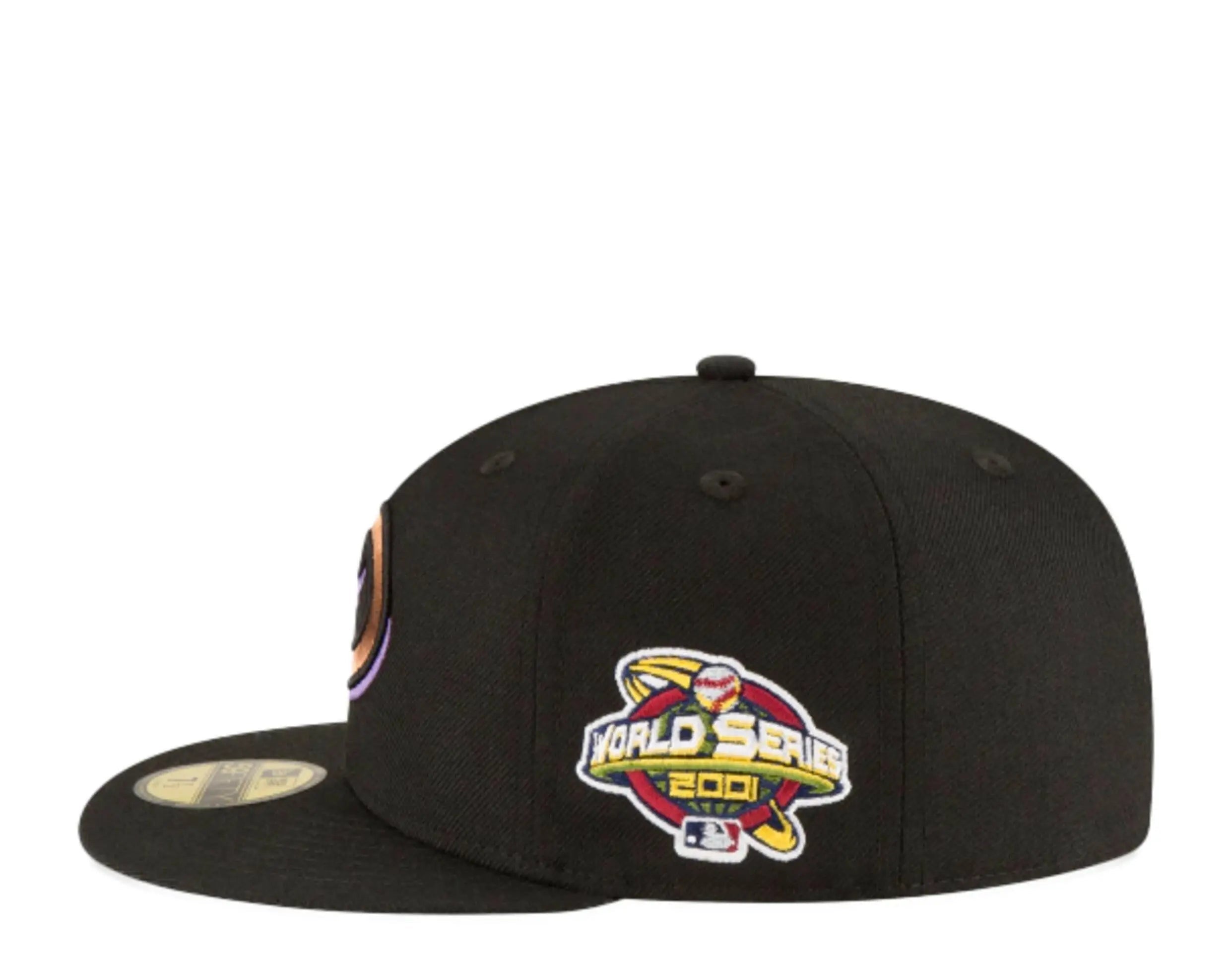 New Era 59Fifty MLB Arizona Diamondbacks 2001 World Series Fitted Hat 4