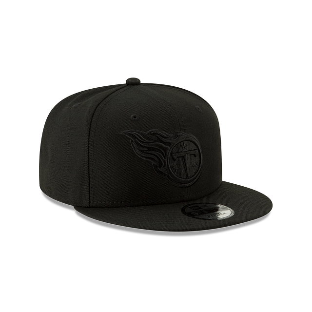 Tennessee Titans - Black on Black 9Fifty Basic Snapback Hat, New Era 3