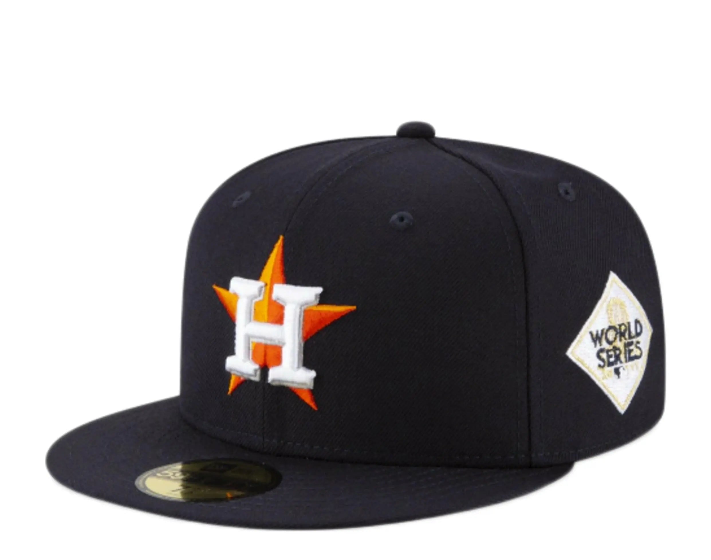 New Era 59Fifty Houston Astros 2017 World Series Men Fitted Hat Navy Blue 1