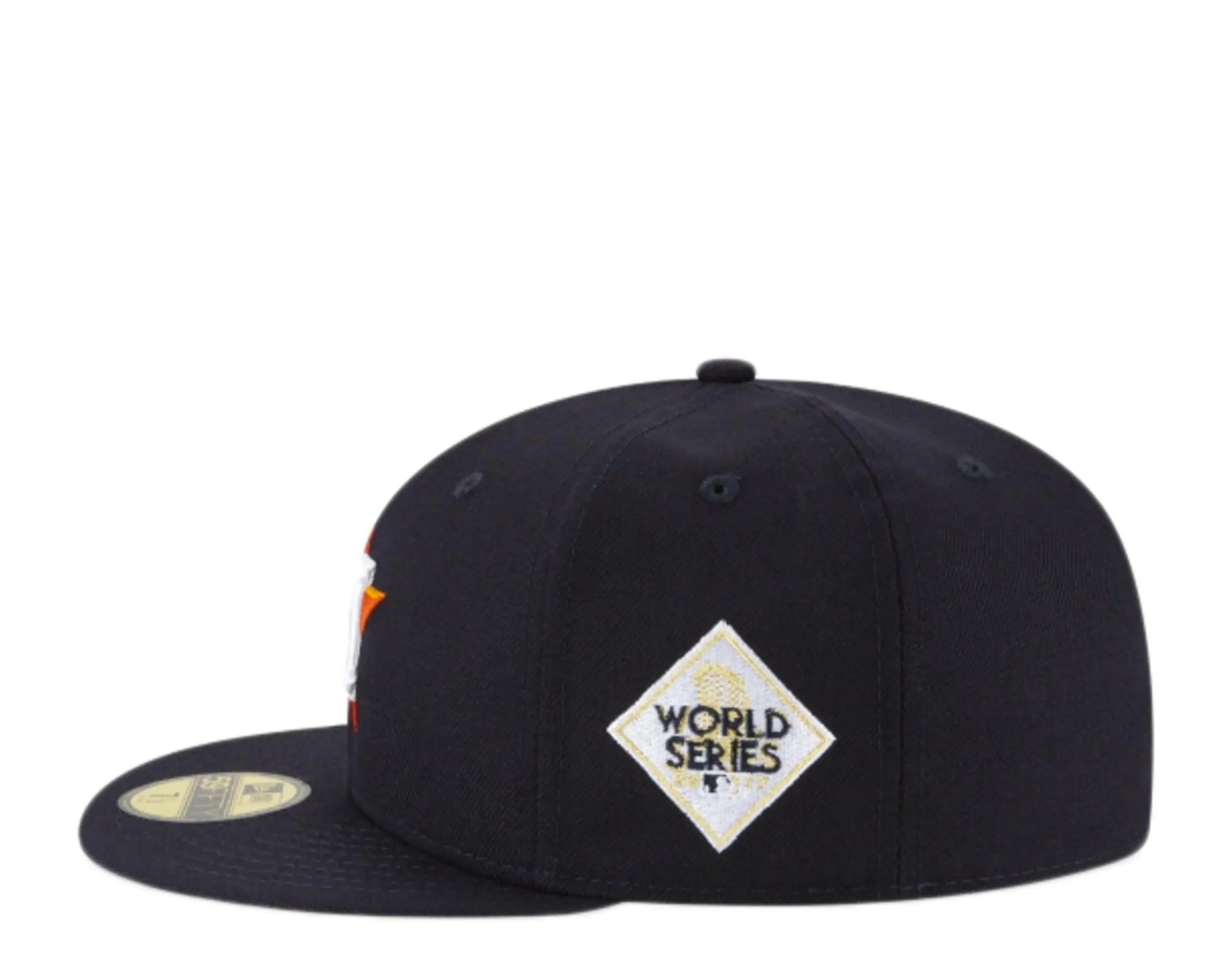New Era 59Fifty Houston Astros 2017 World Series Men Fitted Hat Navy Blue 4