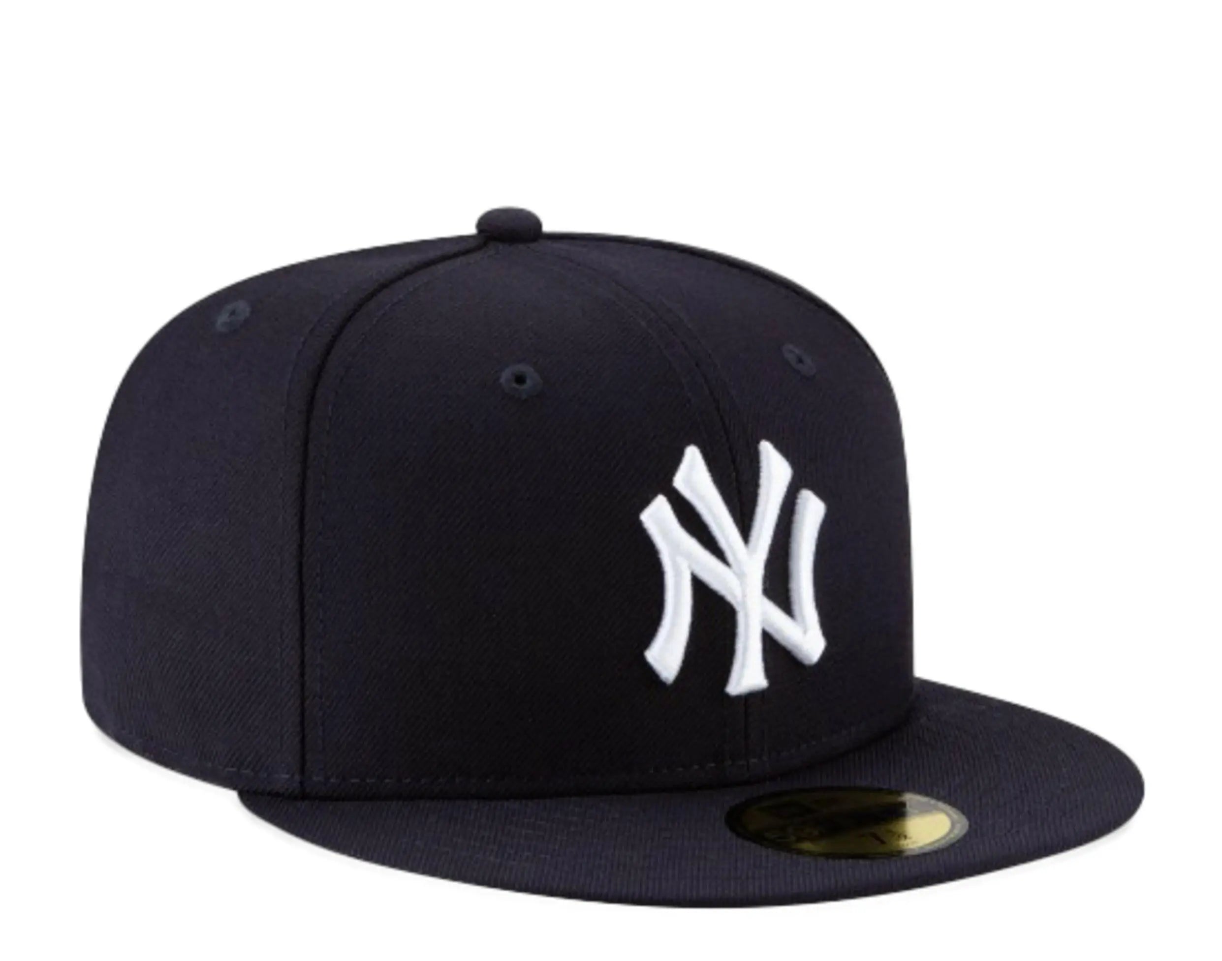 New Era 59Fifty New York Yankees Men Fitted Hat Navy Blue 3