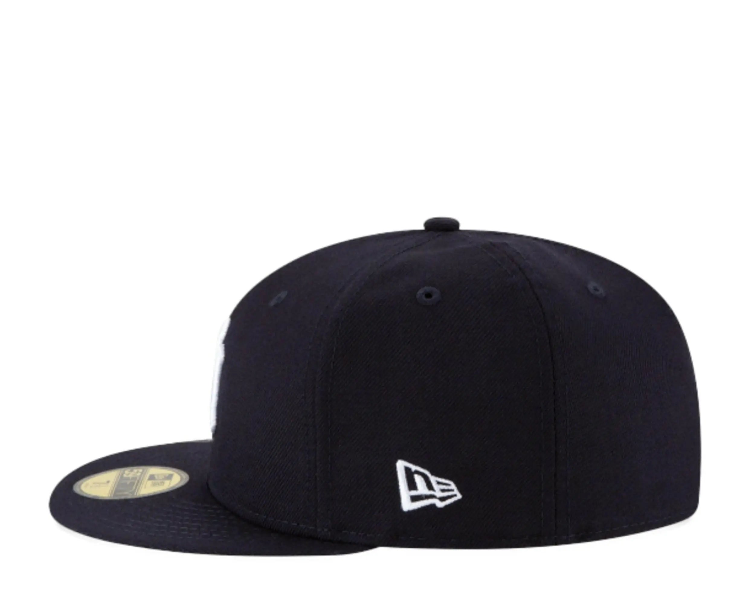 New Era 59Fifty New York Yankees Men Fitted Hat Navy Blue 4