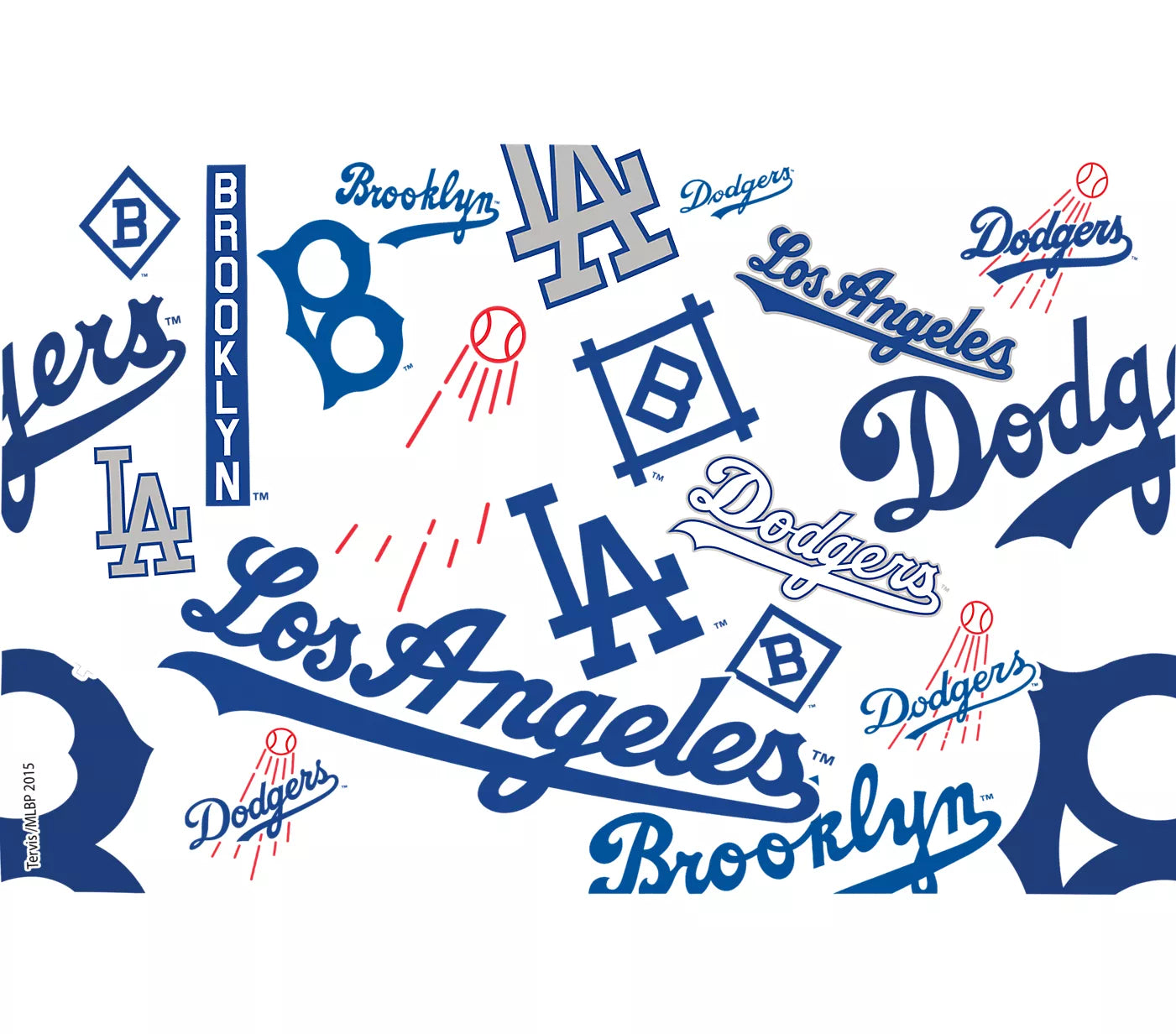 Los Angeles Dodgers - MLB All Over Plastic Tumbler 3